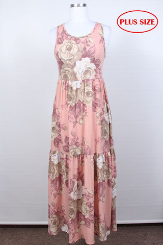 Blush Floral Dress