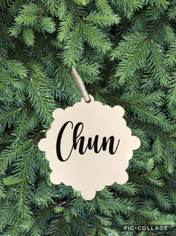 Chun Snowflake Ornament